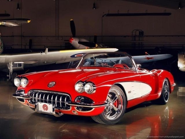 Which European sports car was believed to be the inspiration for the Corvette?