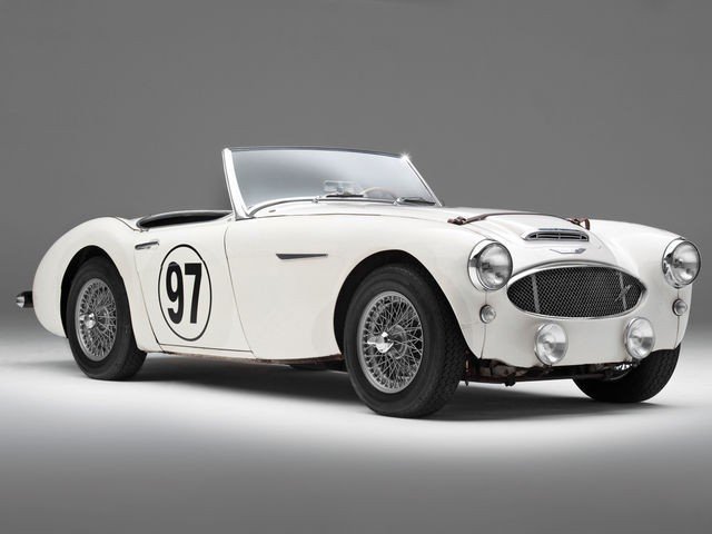 What was the advertised top speed of the Austin Healey 3000, or as it is also known, 'The Big Healey.'