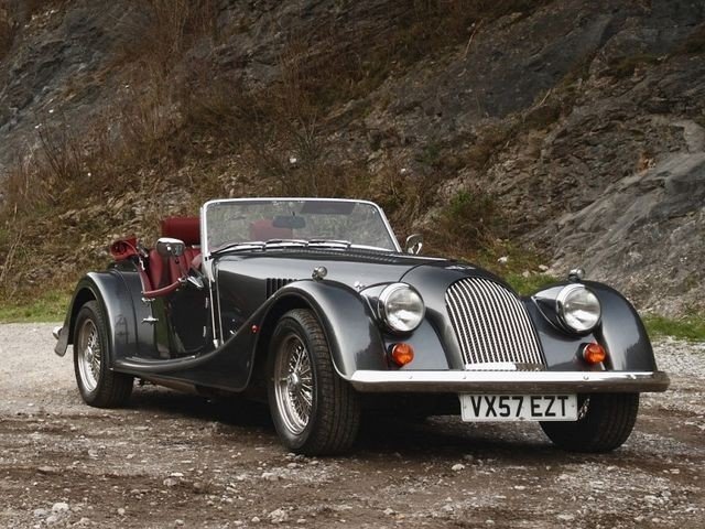 What was the largest engine offered in the Morgan Plus 4?