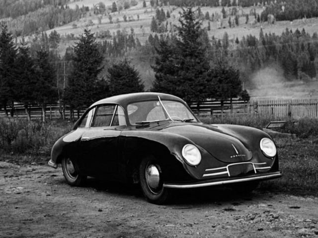When was the first car bearing the brand name Porsche officially approved?