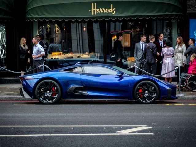 What engine was dropped into Jaguars stunning 850bhp, 1000Nm, Formula-1 inspired Hybrid Supercar, the C-X75. (Is it just me, or is this thing, just, really, really pretty)