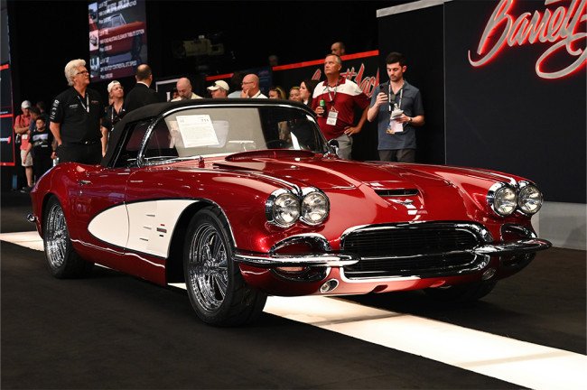 Lot _711LOT #711 – 1961 CHEVROLET CORVETTE CUSTOM CONVERTIBLE – SOLD! $203,500