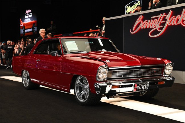 LOT #716 – 1966 CHEVROLET CHEVY II NOVA SS CUSTOM COUPE “NOVAKILL” – SOLD! $181,500