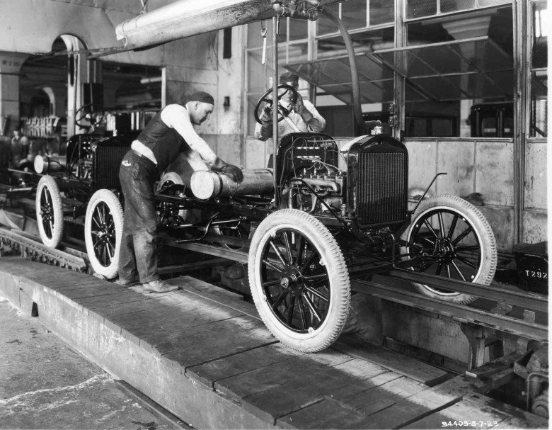 The Advent of the Moving Assembly Line (1913)