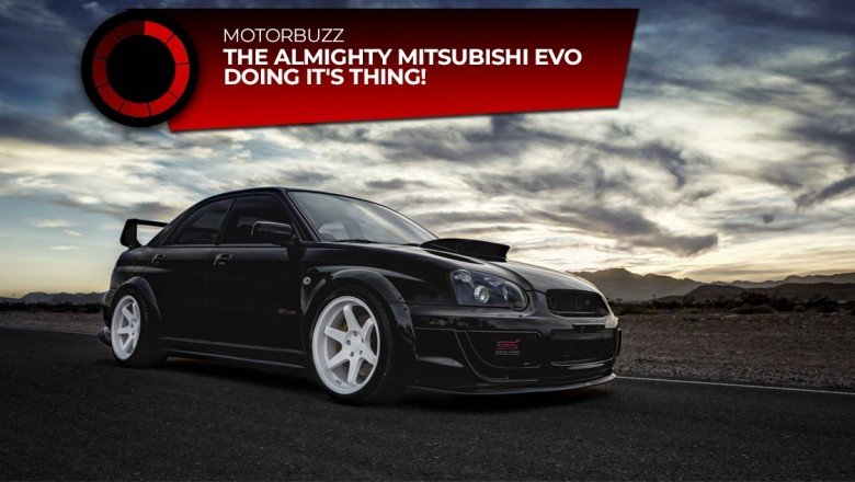 The Almighty Mitsubishi Evo Doing it's Thing!