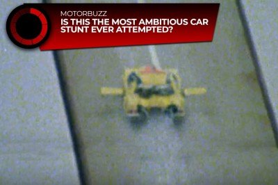 Most ambitious rocket car stunt EVER attempted!