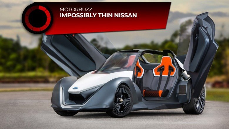 impossibly thin Nissan
