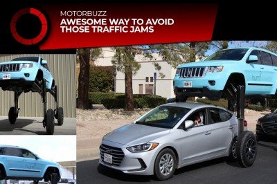 Awesome way to avoid those traffic jams