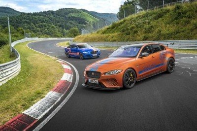 TAXI! EXPERIENCE JAGUAR XE SV PROJECT 8, THE WORLD’S FASTEST SEDAN, ON THE NÜRBURGRING NORDSCHLEIFE