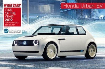 HONDA’S URBAN EV SHORTLISTED FOR WHAT CAR? READER AWARD