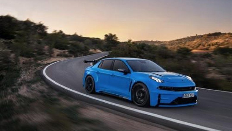 THE 528-HP LYNK & CO 03 CYAN CONCEPT DURING TESTING: "A DEVELOPMENT PLATFORM FOR PRODUCTION CARS"