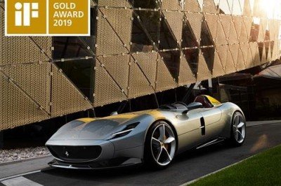 FERRARI MONZA SP1 WINS IF GOLD AWARD - THE FERRARI PORTOFINO, THE 488 PISTA AND THE SP38 WIN THE IF DESIGN AWARD