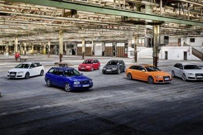 HIGH PERFORMANCE HEROES – AUDI SPORT CELEBRATES 25 YEARS OF THE AUDI RS MODELS