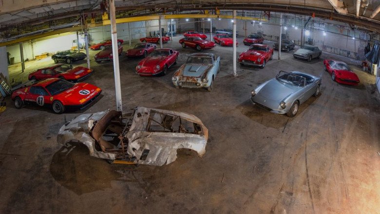 Historic Hurricane-Damaged Ferrari Collection Heading to Auction