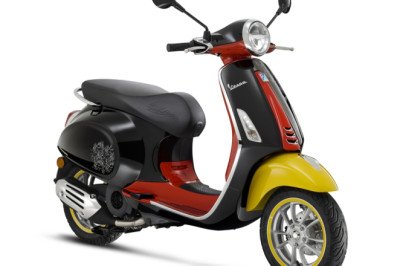Vespa collaborates with Disney on Mickey Mouse-themed Primavera scooter