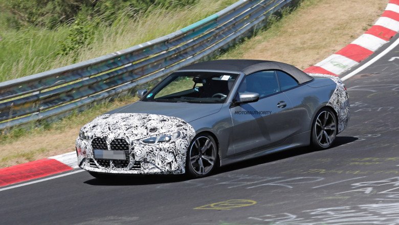 2024 BMW 4-Series convertible spy shots