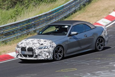 2024 BMW 4-Series convertible spy shots