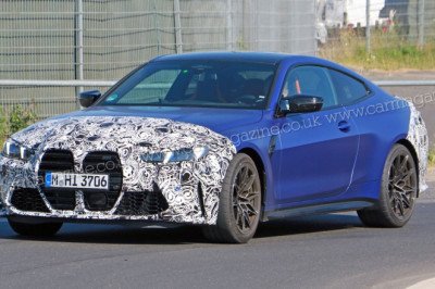 New BMW M4 facelift snapped testing