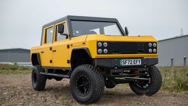 Scottish-built Munro Mark 1 electric pick-up: silent and strong
