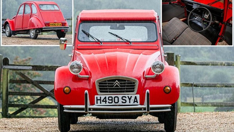 Citroen 2CV with just 550 miles on the clock and 'remarkable love story' heads to auction with £20k estimate