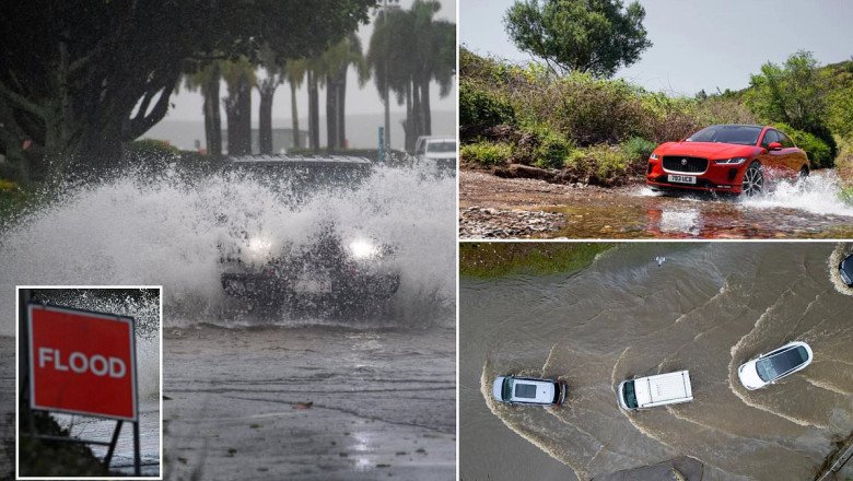 Is it safe to drive through flood water - and what's the best way?