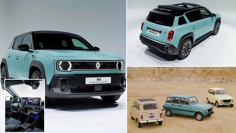 Renault 4 is reborn as an EV with a 'retro-futuristic' design and will cost around £28,000