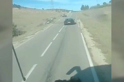 Two Bugatti Chirons Crash Into Each Other And An Innocent Truck During Morocco Tour