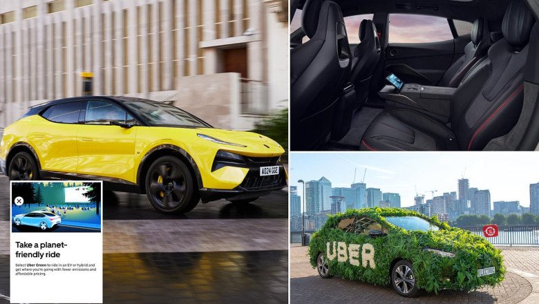 Uber Green: Londoners can now hail a Lotus electric hyper-SUV worth £130K