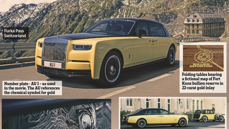 One-off £4.5m Rolls-Royce Phantom Goldfinger created for film's 60th anniversary