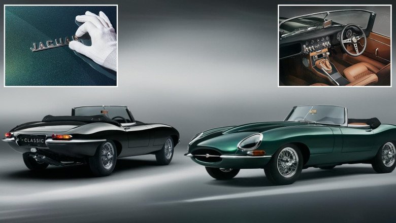 The E-Type is back... sort of: Jaguar has built two NEW examples some 50 years after production of the icon ended