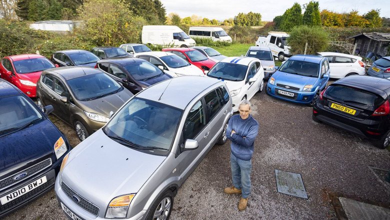 You can't af-Ford it! Man refuses council's £850,000 offer to buy large patch of land he has packed with Fiesta hatchbacks
