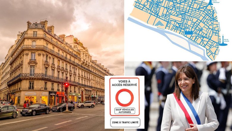 Motorists banned from driving through central Paris from midnight - its Limited Traffic Zone explained