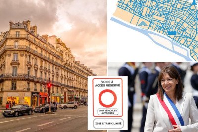Motorists banned from driving through central Paris from midnight - its Limited Traffic Zone explained