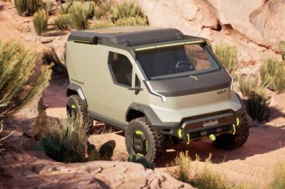 Kia Better Make This Badass Electric Adventure Van Concept It Debuted At SEMA