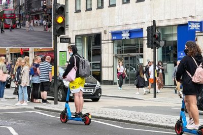E-scooter riders 'more likely to jump red lights than cyclists', London study finds