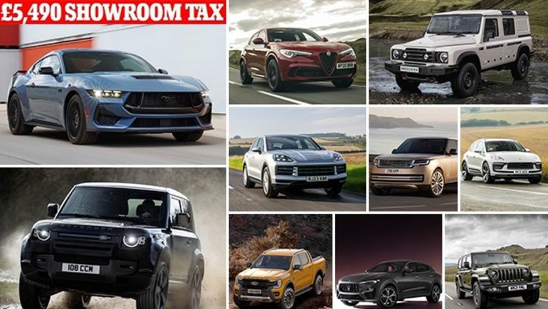 These 10 new cars will cost £5,490 just to TAX next year...