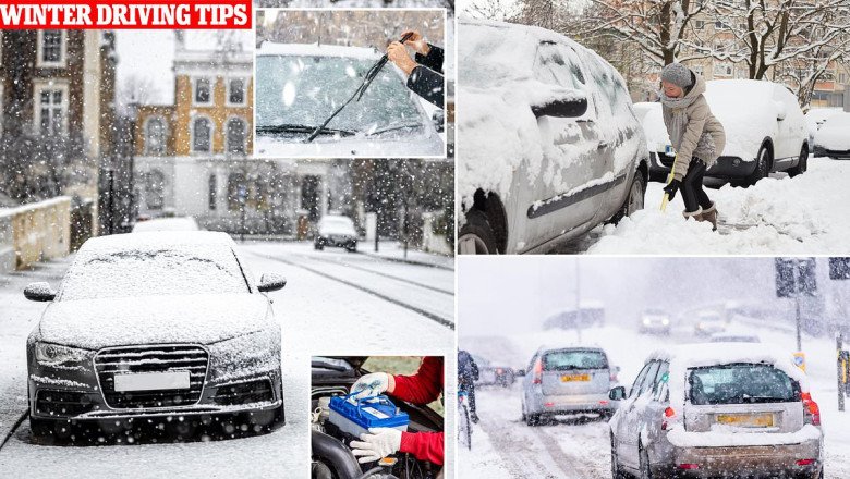 Our top 10 winter driving tips - including what to pack in the car and how to react if you skid on snow or ice