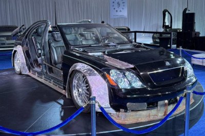 Go To The LA Auto Show Just To See The Chopped-Up Maybach From Kanye And Jay-Z's 'Otis' Video
