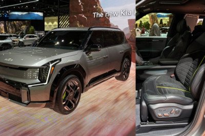 2026 Kia EV9 GT Has Legit Sporty Bucket Seats That Remind Me Of '80s Recaros