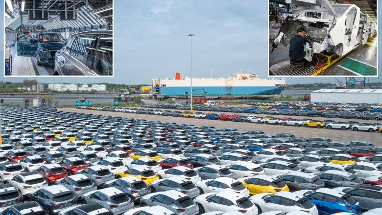 Car production falls for eighth month in a row as factory closures and job losses loom over UK automotive industry