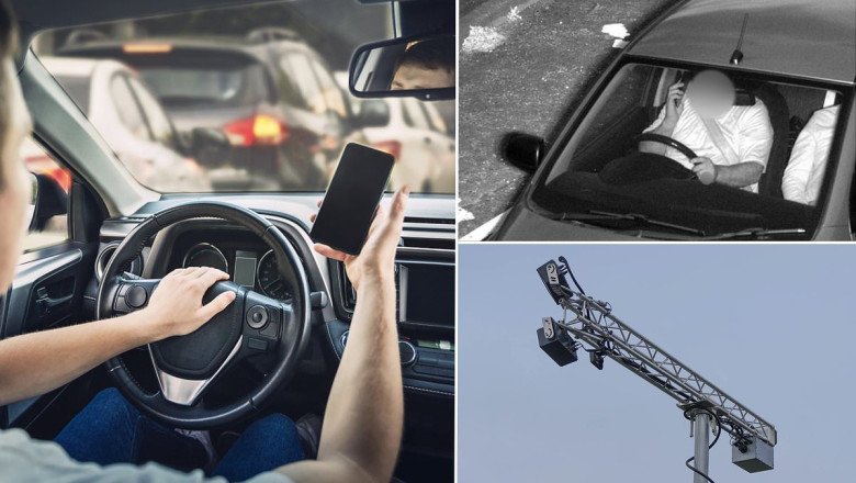 Number of drivers caught using mobile phones behind the wheel up a THIRD as AI camera rollout ramps up