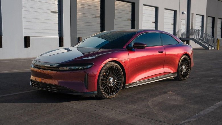 Shaq Is So Huge He Had West Coast Customs Make A One-Off Lucid Air Coupe So He Could Fit In It