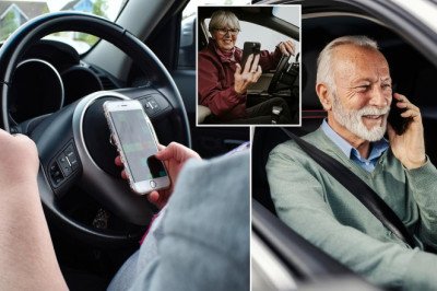 Older but not wiser! Age of oldest driver caught in Britain using mobile phone revealed