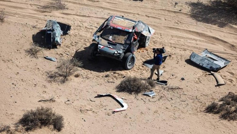 Sebastien Loeb Dumps Dented Dakar Dacia