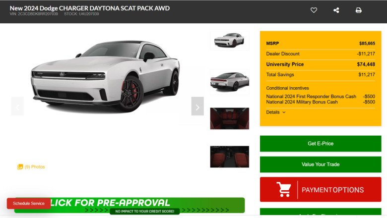 Brand New Dodge Charger Daytona EVs Are Already Getting Massive Discounts