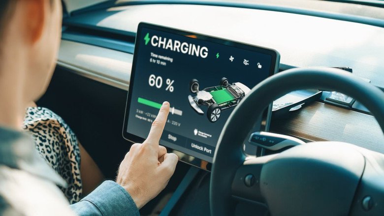 Electric vehicles cannot be recharged on large parts of British motorways - due to a slow and unequal rollout of charging points, MPs say