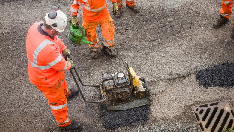 Repairing the potholes blighting Britain's roads would cost £17BILLION, figures show