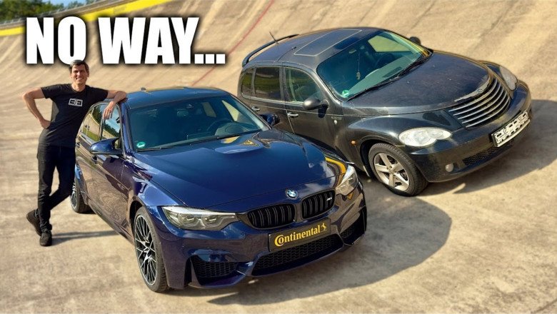 Diesel PT Cruiser Vs. BMW M3 Track Battle Shows Just How Important The Right Tires Really Are