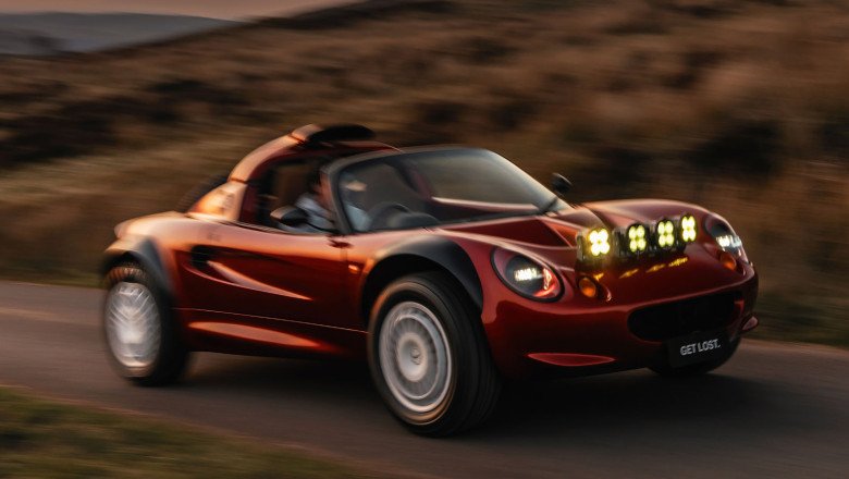 Lotus Elise S1 reimagined as radical safari rally machine