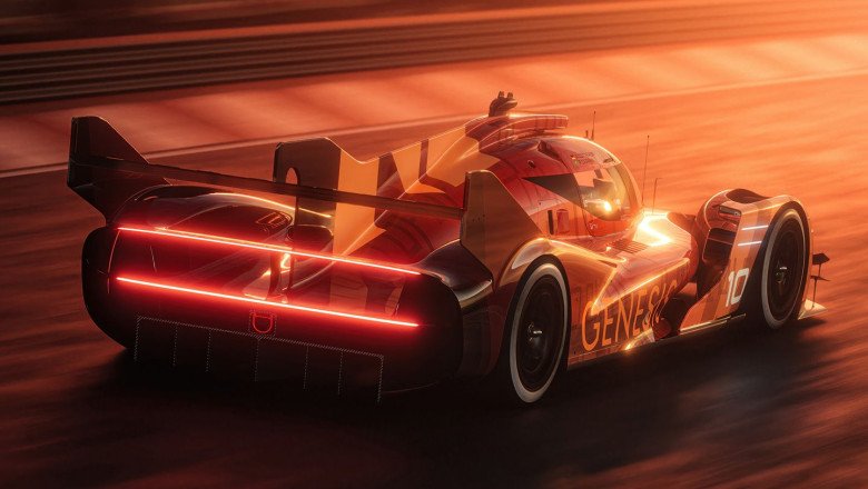 Genesis Hypercar is bright orange and V8-powered